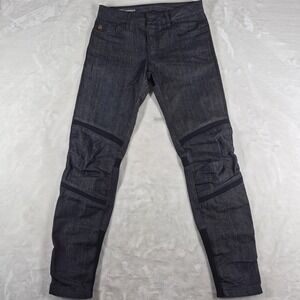 G Star Raw Motac Deconstructed Jeans 30x34 Blue Denim 3-D Slim Button Fly Casual